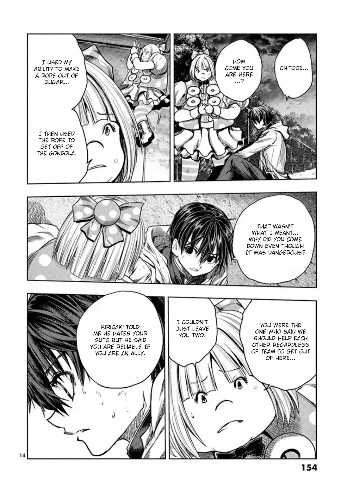 Deatte 5 Byou de Battle Chapter 140 page 14 - Chapter 140: For Whom