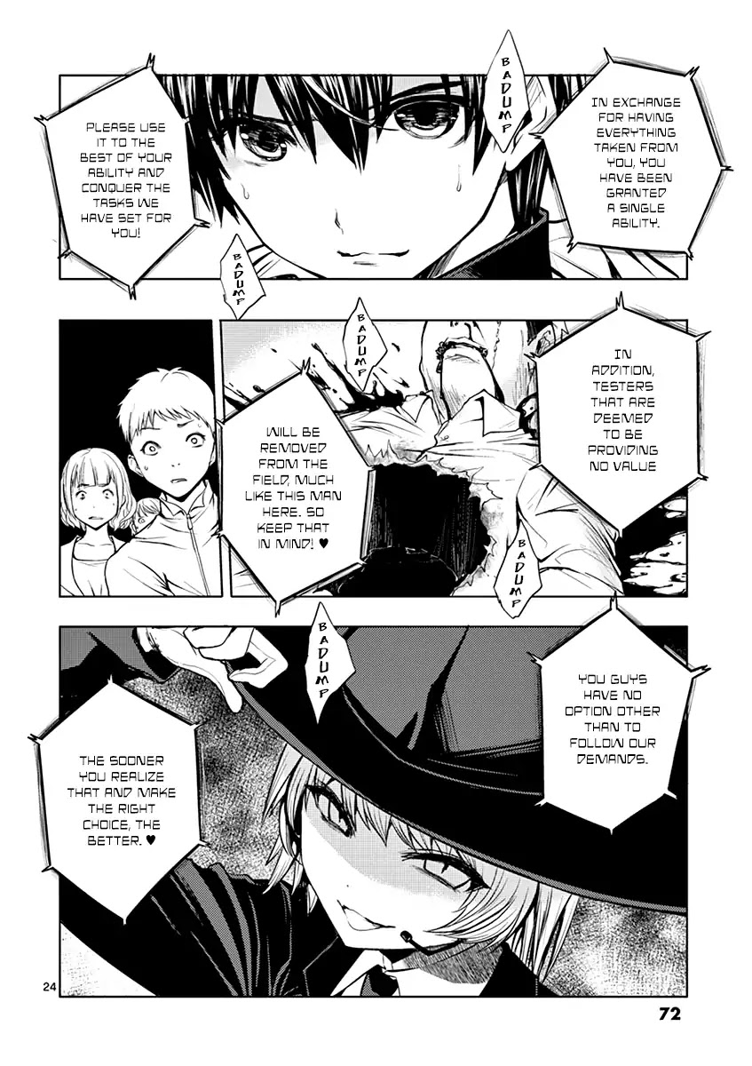 Deatte 5 Byou de Battle Chapter 2 page 23 - Chapter 2: Flavor Text