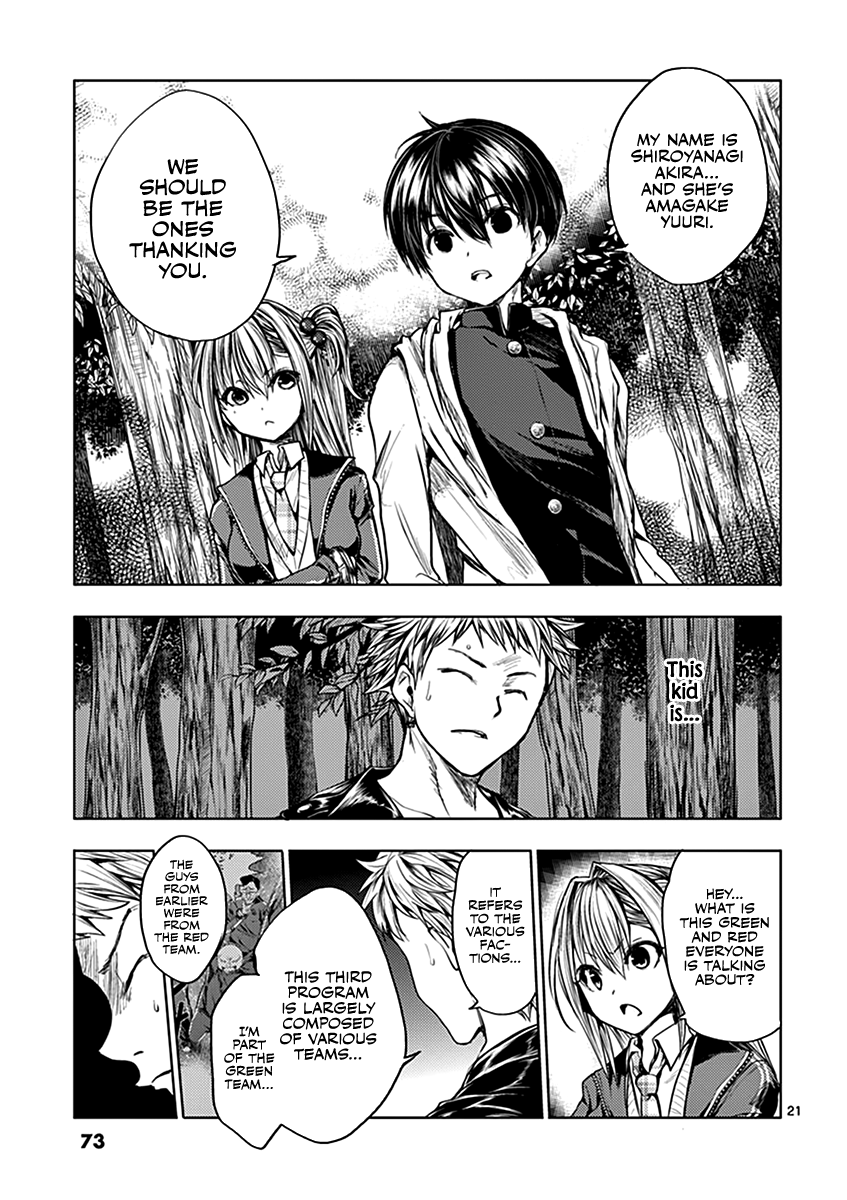Deatte 5 Byou de Battle Chapter 21 page 22 - Chapter 21: The Strongest? 4 Man Team