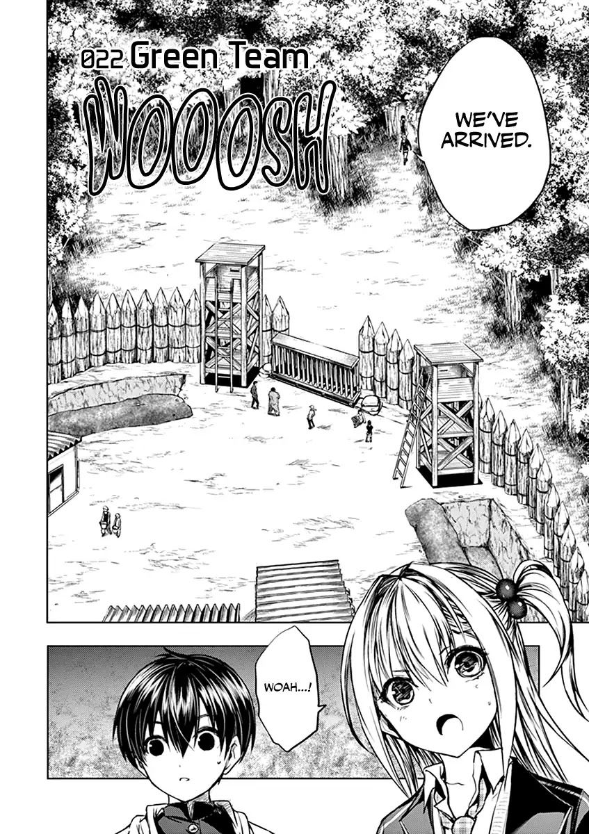 Deatte 5 Byou de Battle Chapter 22 page 3 - Chapter 22: Green Team