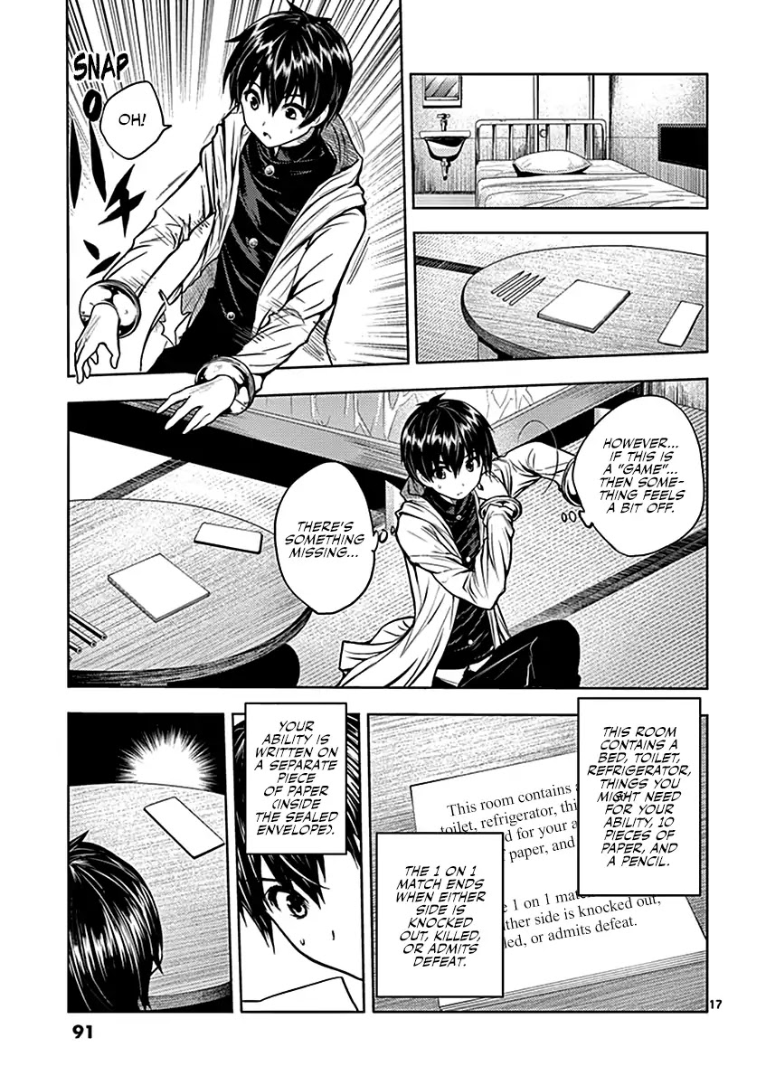 Deatte 5 Byou de Battle Chapter 3 page 18 - Chapter 3: Rules