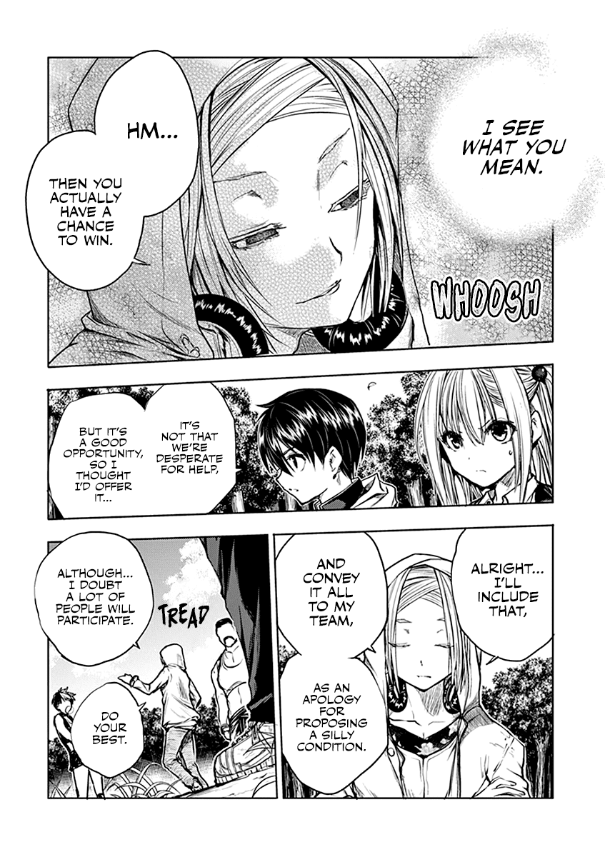 Deatte 5 Byou de Battle Chapter 36 page 14 - Chapter 36: To the Blue Team