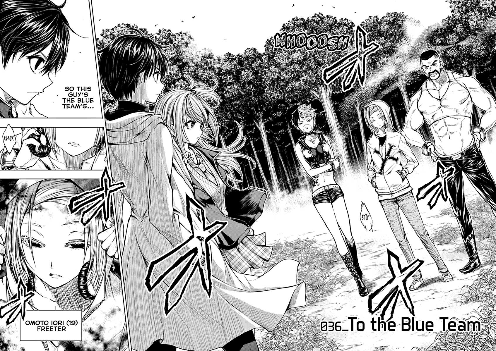 Deatte 5 Byou de Battle Chapter 36 page 3 - Chapter 36: To the Blue Team