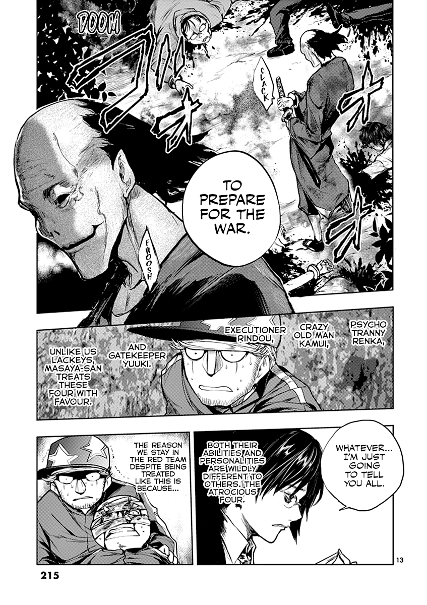 Deatte 5 Byou de Battle Chapter 37 page 14 - Chapter 37: Red's Strength