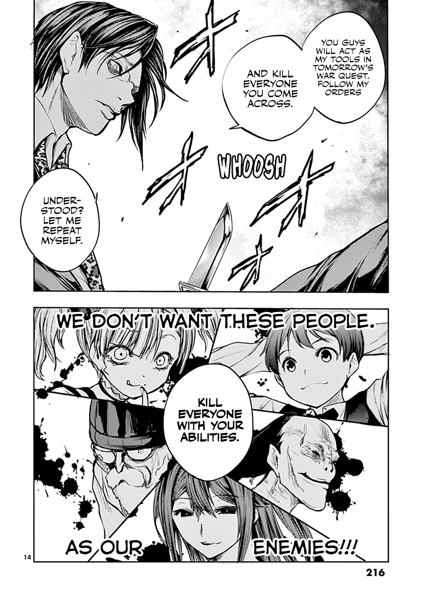 Deatte 5 Byou de Battle Chapter 37 page 15 - Chapter 37: Red's Strength