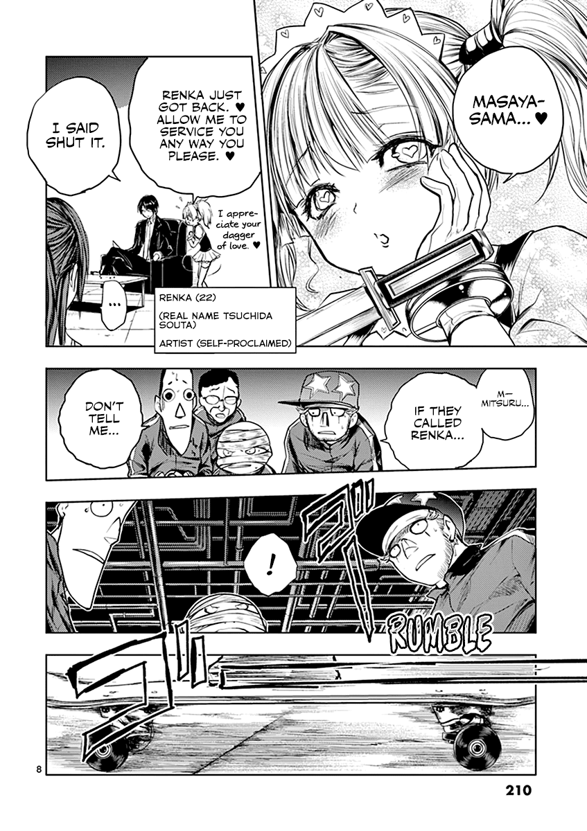 Deatte 5 Byou de Battle Chapter 37 page 9 - Chapter 37: Red's Strength