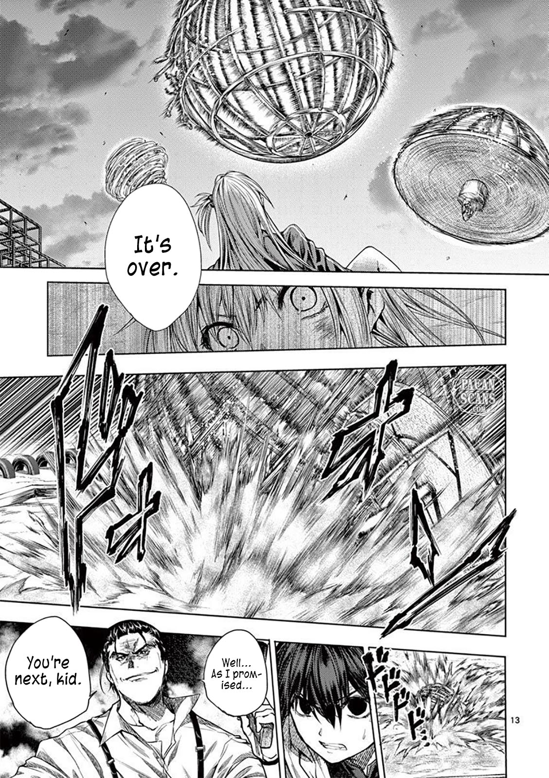 Deatte 5 Byou de Battle Chapter 71 page 13 - Chapter 71: The Back I Want to Follow