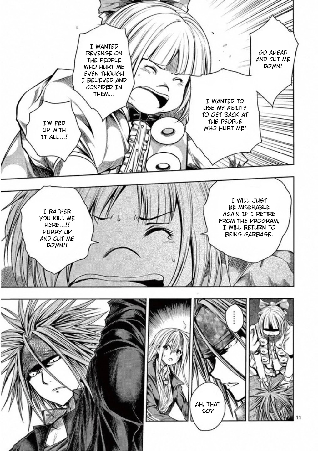 Deatte 5 Byou de Battle Chapter 89 page 11 - Chapter 89: What Should Be Cut