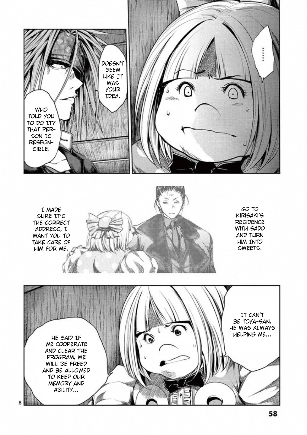 Deatte 5 Byou de Battle Chapter 89 page 8 - Chapter 89: What Should Be Cut