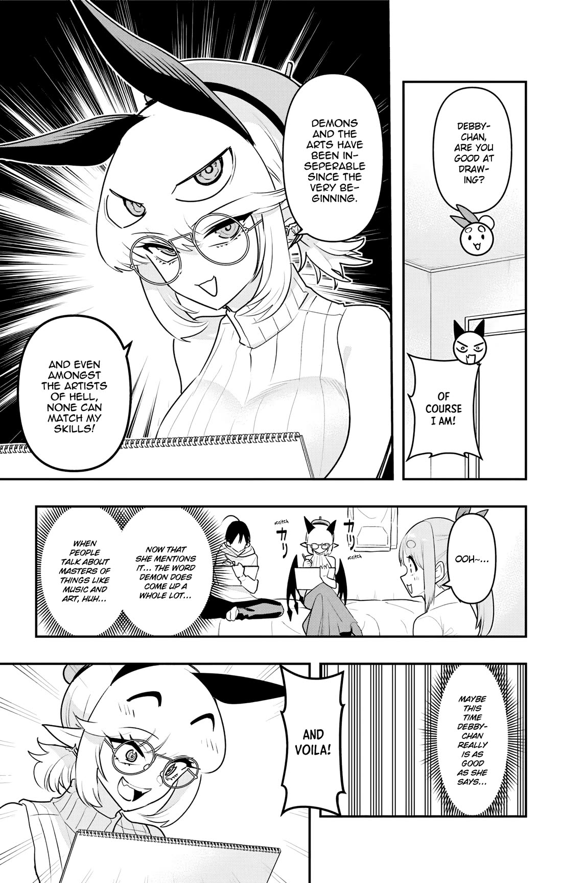 Debby the Corsifa is Emulous Chapter 40 page 8 - Chapter 40: Drawing