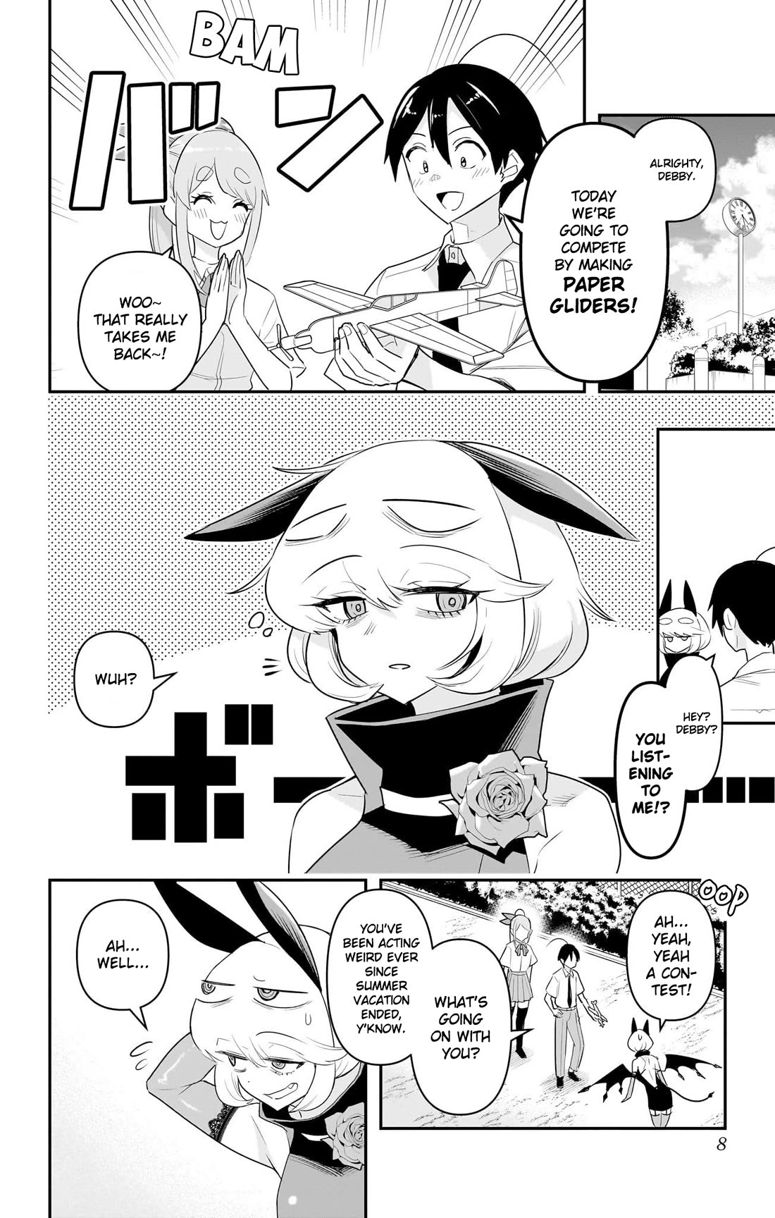 Debby the Corsifa is Emulous Chapter 50 page 7 - Chapter 50: Paper Glider Tossing