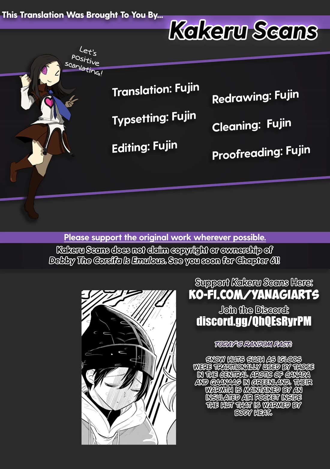 Debby the Corsifa is Emulous Chapter 60 page 20 - Chapter 60: Snow Hut