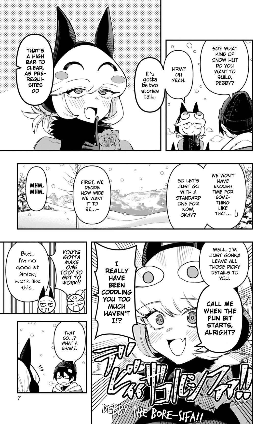 Debby the Corsifa is Emulous Chapter 60 page 7 - Chapter 60: Snow Hut