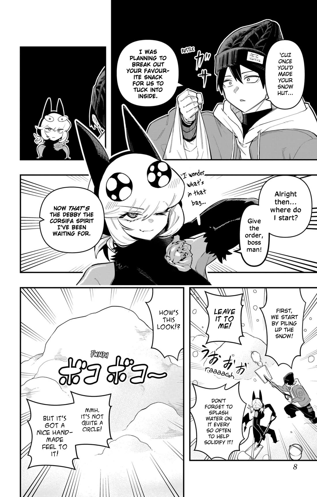 Debby the Corsifa is Emulous Chapter 60 page 8 - Chapter 60: Snow Hut