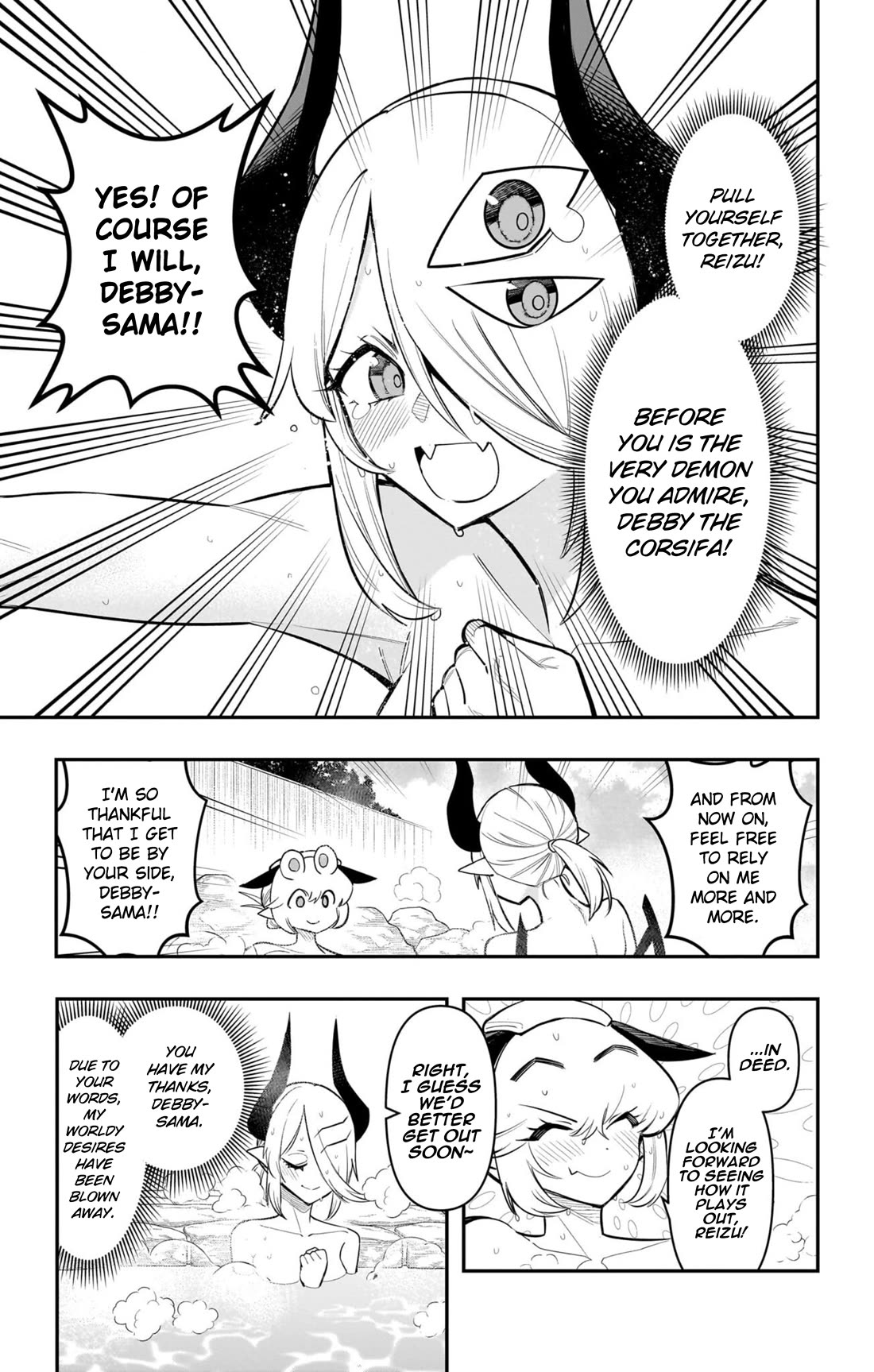 Debby the Corsifa is Emulous Chapter 63 page 13 - Chapter 63: Hot Spring