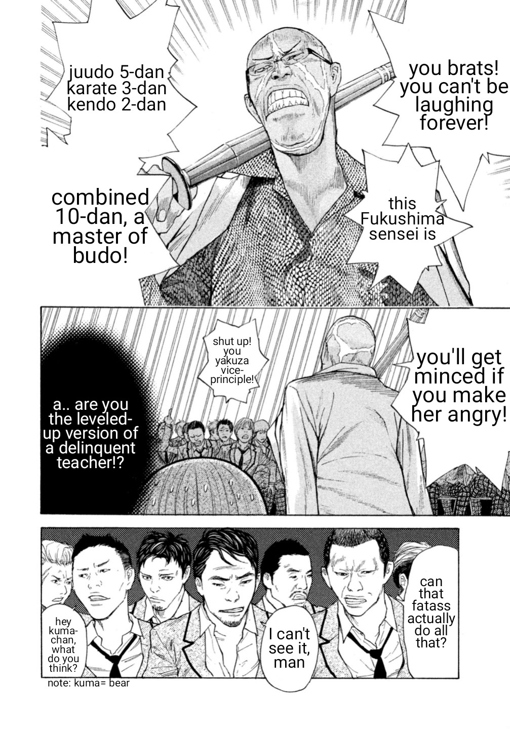 Debusen Chapter 0.2 page 4 - Chapter 0.2: After Wake-up, School Entrance Ceremony
