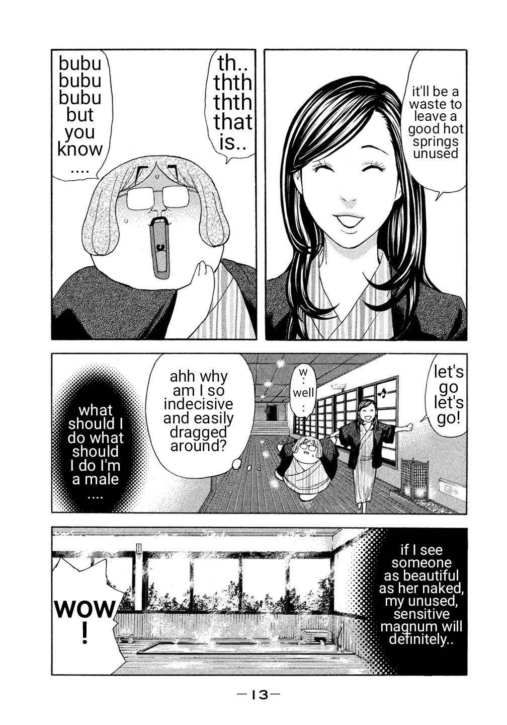 Debusen Chapter 21 page 15 - Chapter 21: Hot Springs With Asahina Sensei