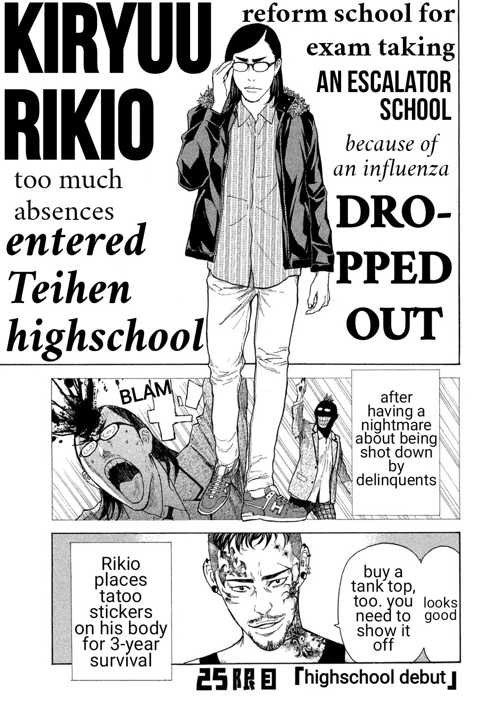 Debusen Chapter 25 page 1 - Chapter 25: HighSchool Debut