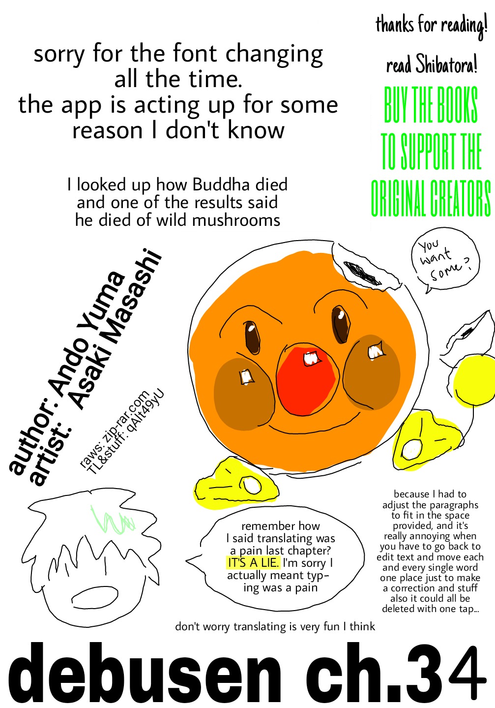 Debusen Chapter 34 page 21 - Chapter 34: Presents From a Visitor