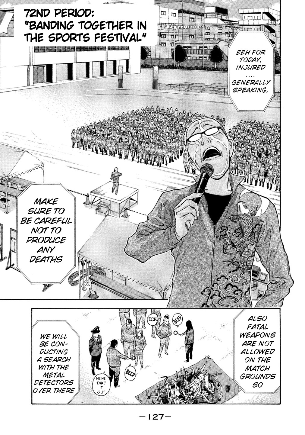 Debusen Chapter 72 page 1 - Chapter 72: Banding Together in the Sports Festival
