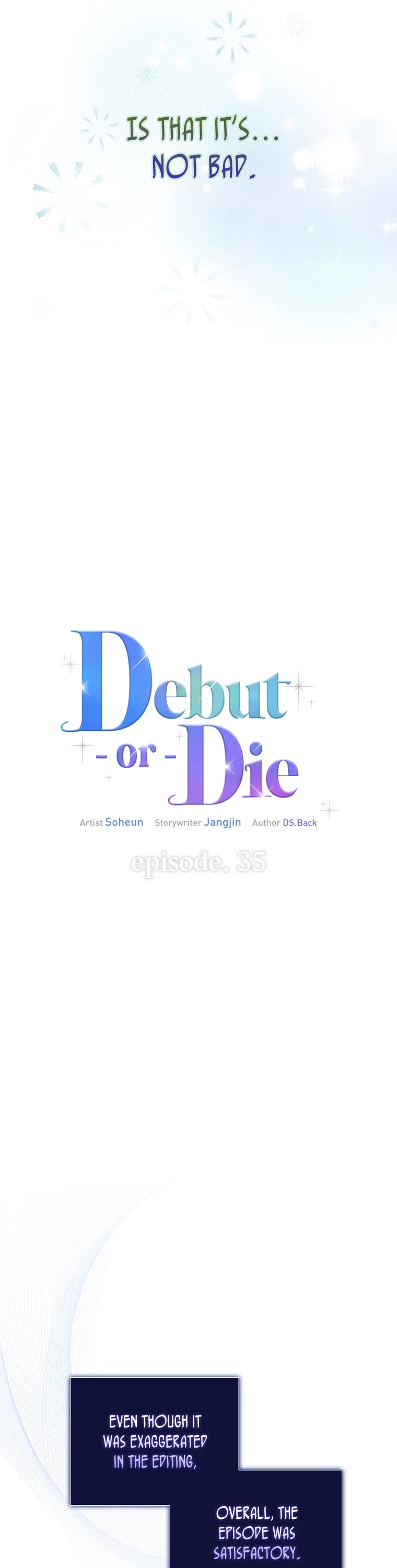 Debut or Die Chapter 35 page 10 - Chapter 35