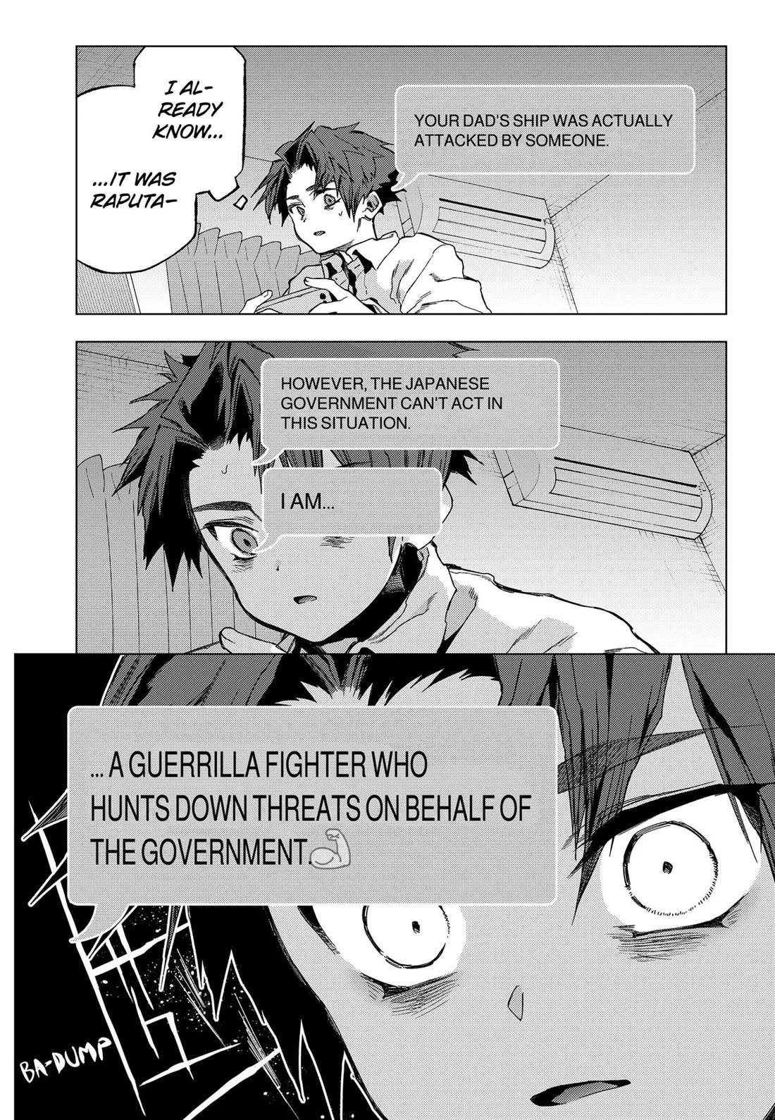Deep Raputa Chapter 11 page 14 - Chapter 11: 😁 ✌️❗️