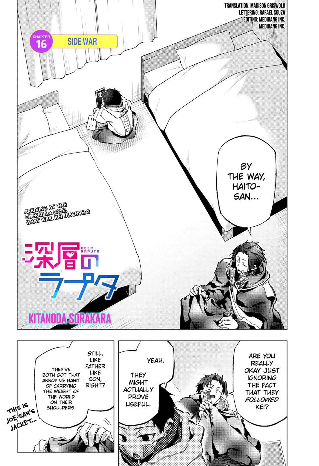 Deep Raputa Chapter 16 page 1 - Chapter 16: Side War
