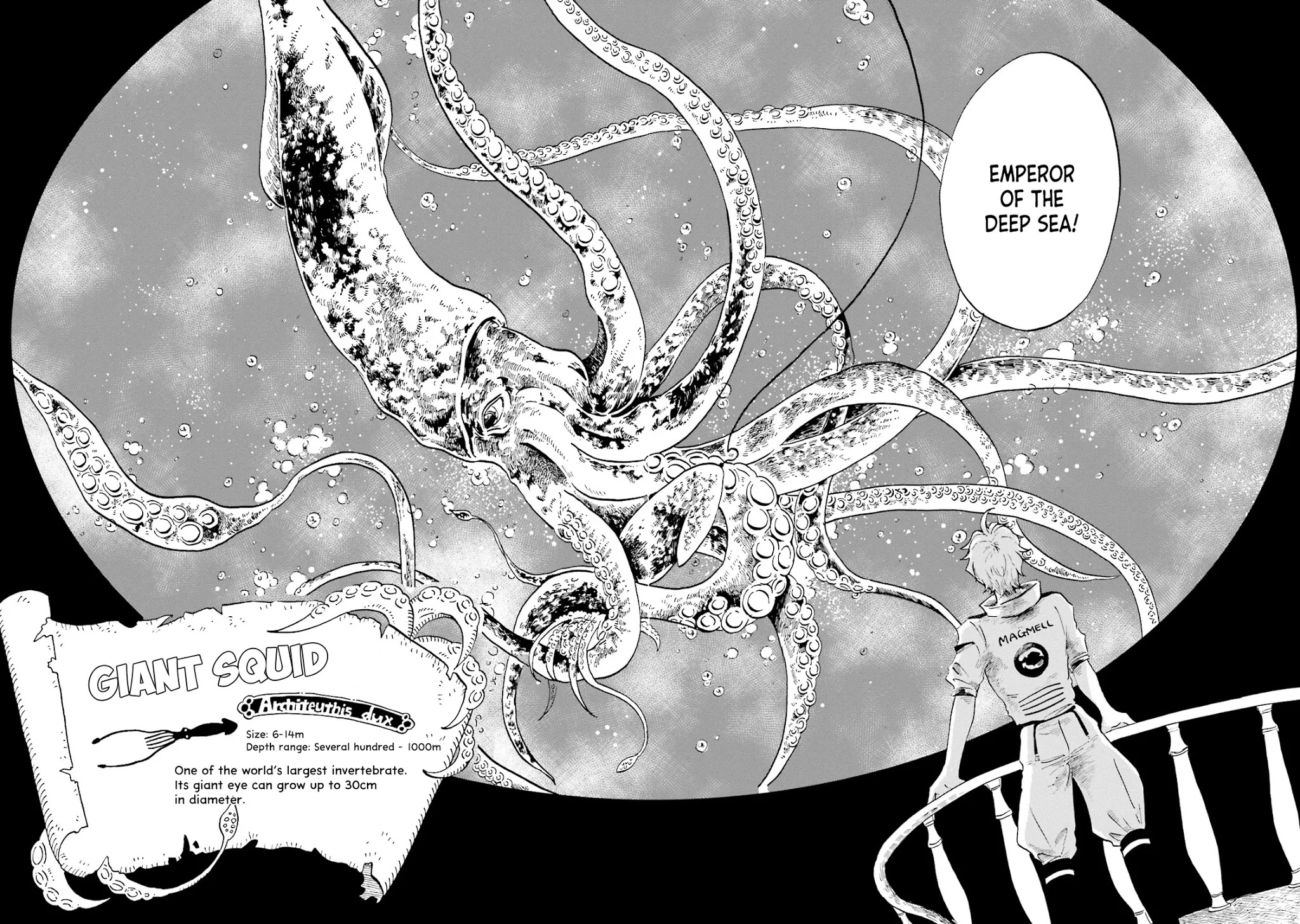 Deep Sea Aquarium Magmell Chapter 0 page 10 - Chapter 0: Giant Squid
