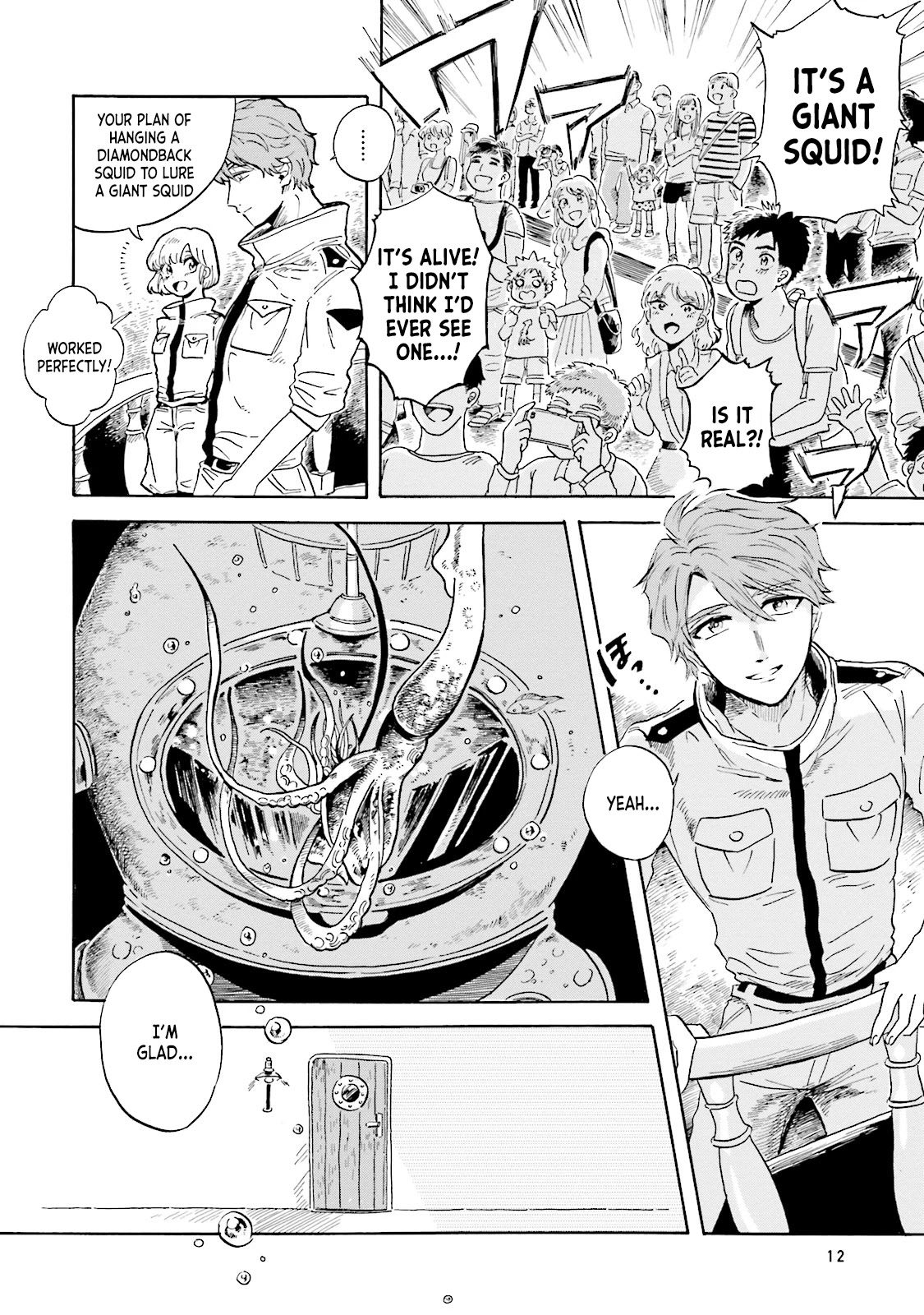 Deep Sea Aquarium Magmell Chapter 0 page 11 - Chapter 0: Giant Squid