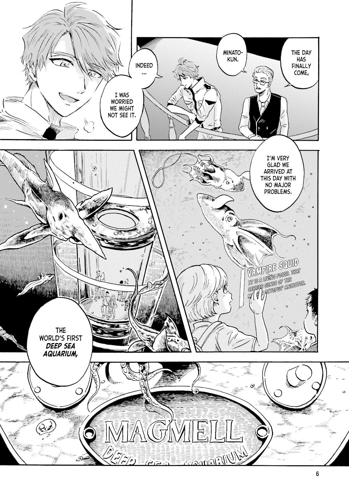 Deep Sea Aquarium Magmell Chapter 0 page 6 - Chapter 0: Giant Squid