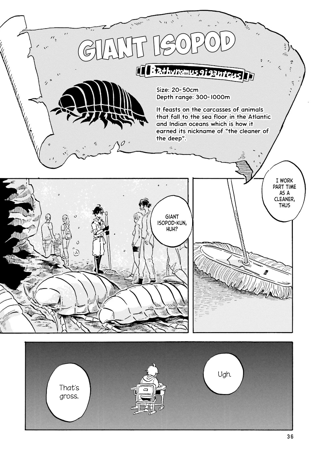 Deep Sea Aquarium Magmell Chapter 1 page 14 - Chapter 1: Giant Isopod