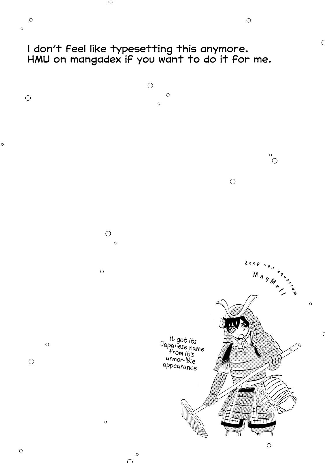 Deep Sea Aquarium Magmell Chapter 1 page 45 - Chapter 1: Giant Isopod
