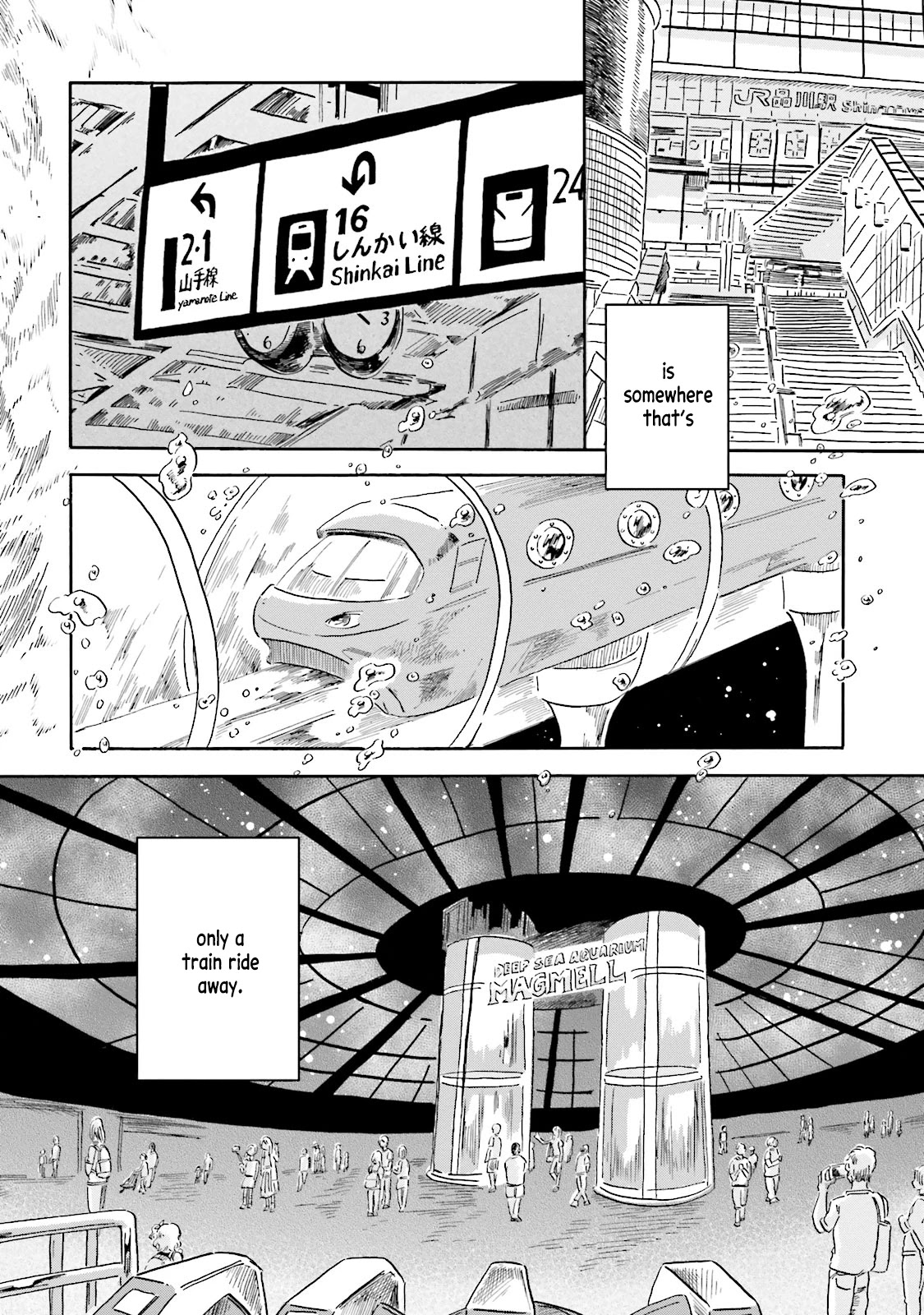 Deep Sea Aquarium Magmell Chapter 1 page 5 - Chapter 1: Giant Isopod