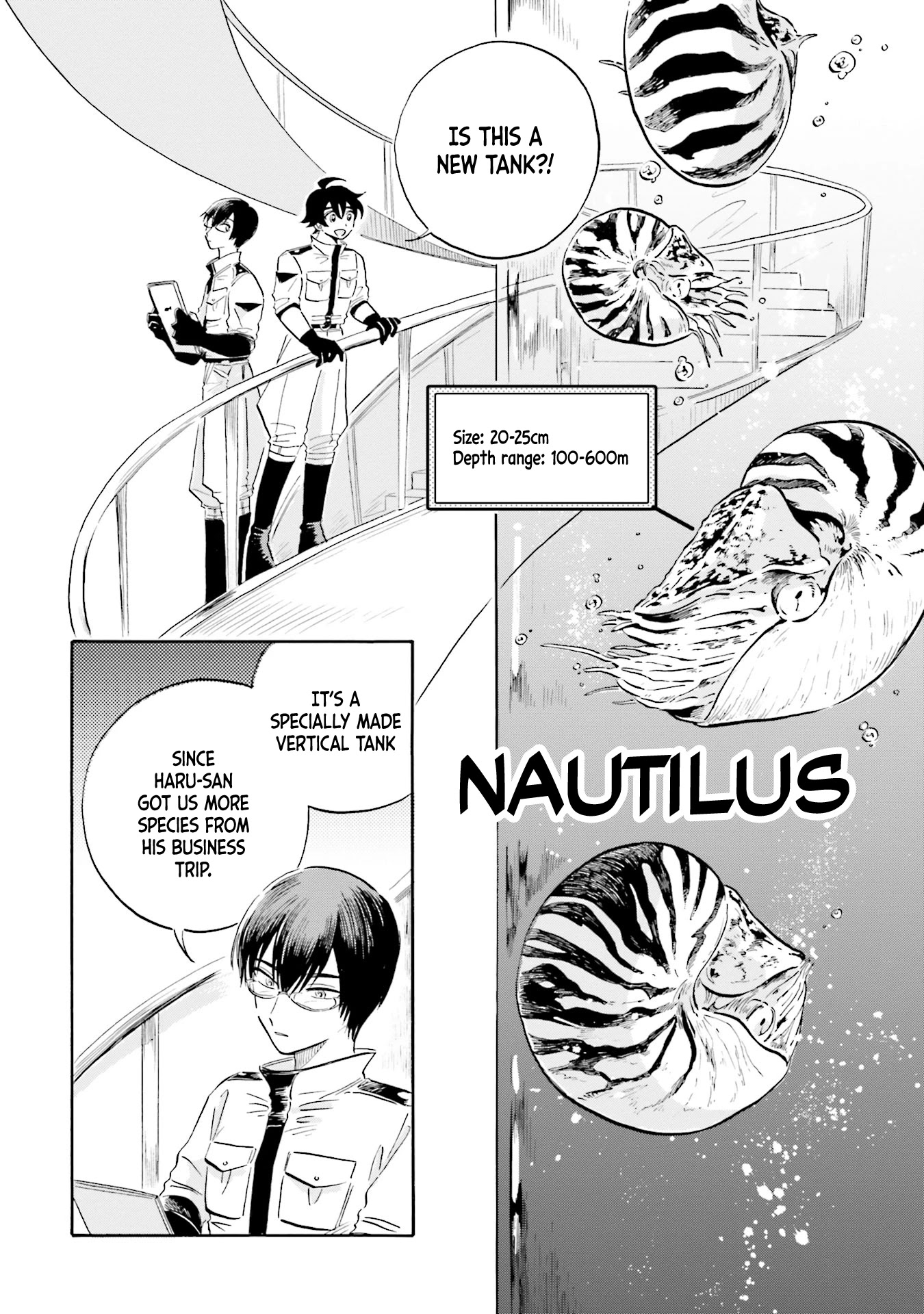 Deep Sea Aquarium Magmell Chapter 10 page 4 - Chapter 10: Nautilus