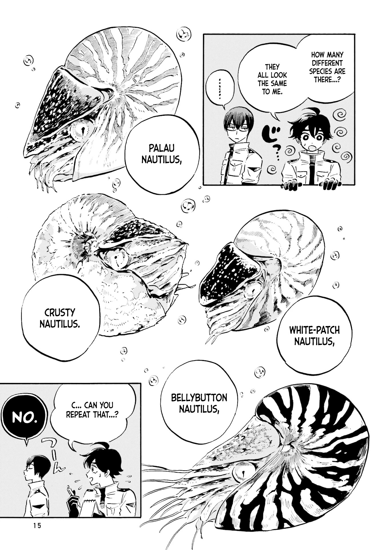 Deep Sea Aquarium Magmell Chapter 10 page 5 - Chapter 10: Nautilus