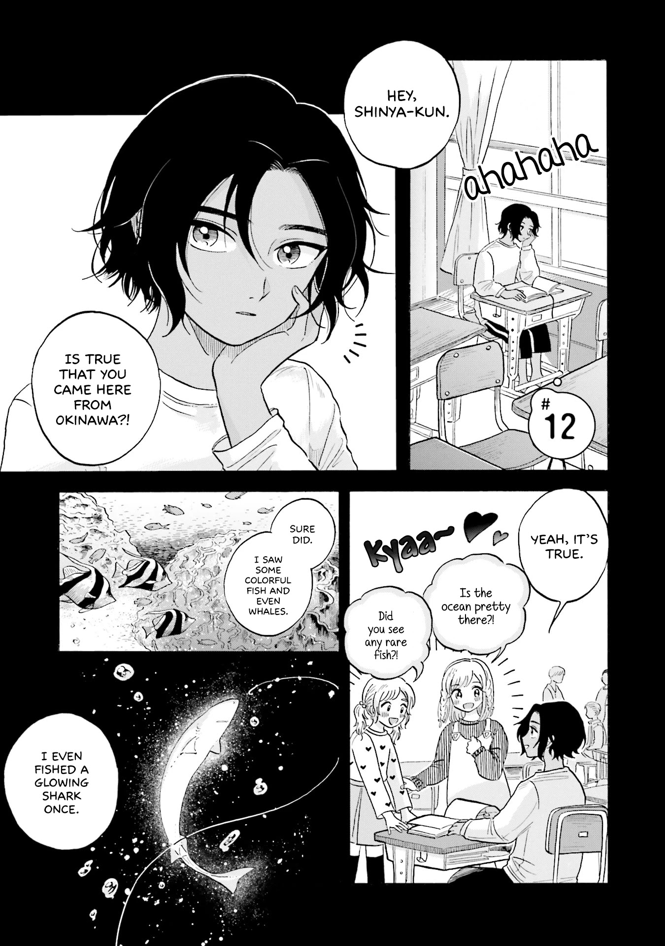 Deep Sea Aquarium Magmell Chapter 12 page 1 - Chapter 12: Blackbelly Lanternshark