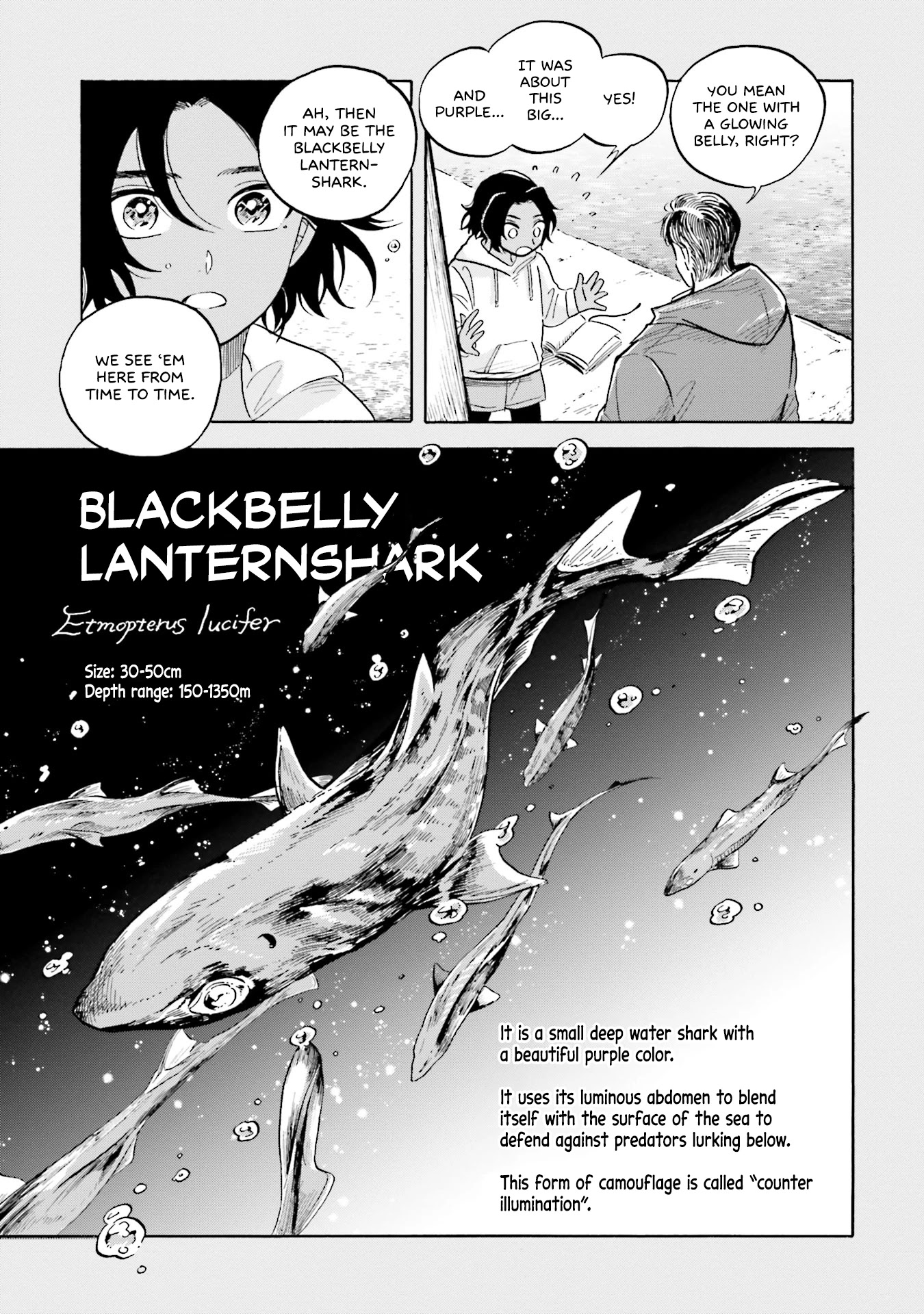 Deep Sea Aquarium Magmell Chapter 12 page 17 - Chapter 12: Blackbelly Lanternshark