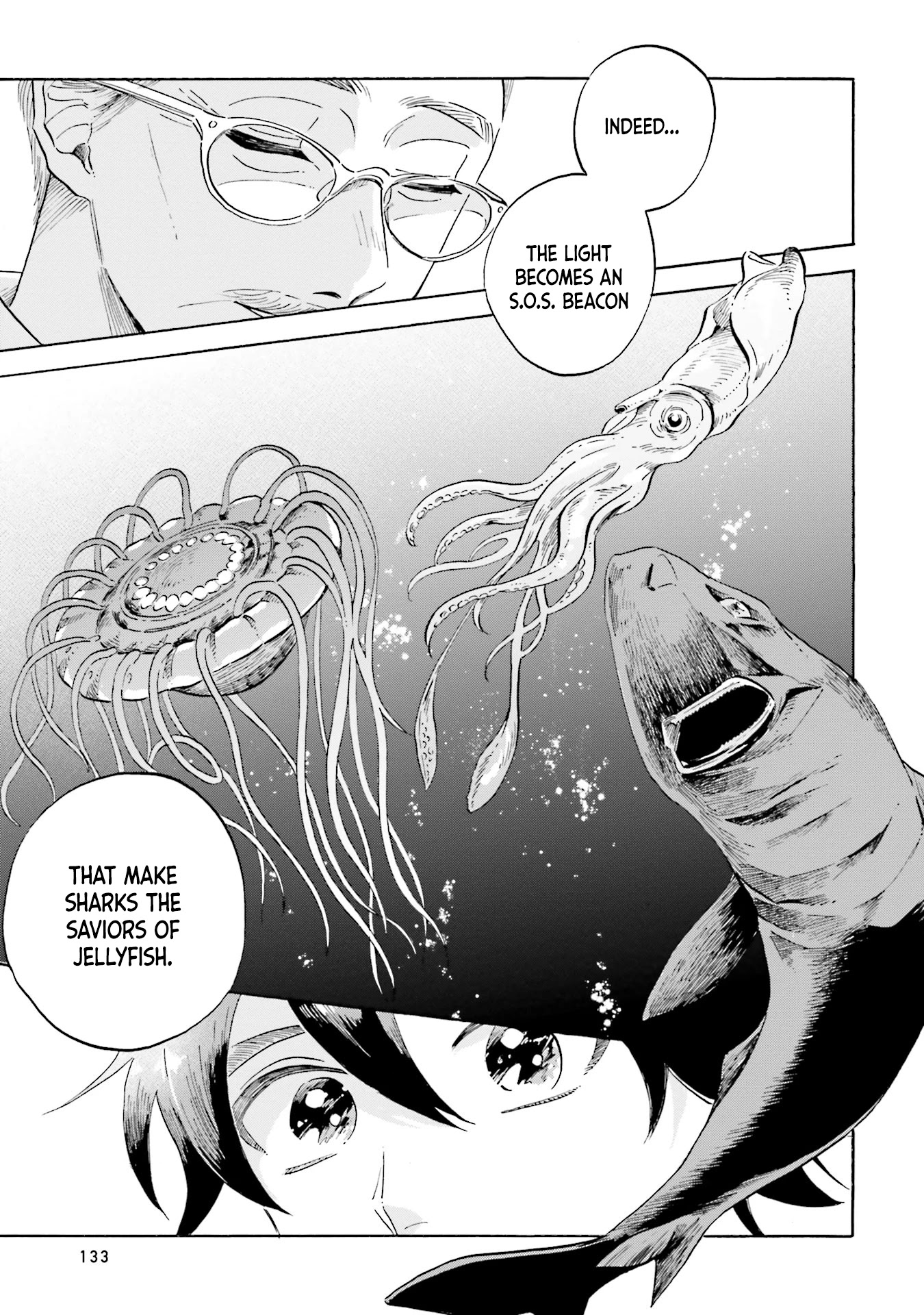 Deep Sea Aquarium Magmell Chapter 13 page 17 - Chapter 13: Helmet Jellyfish, Part 1