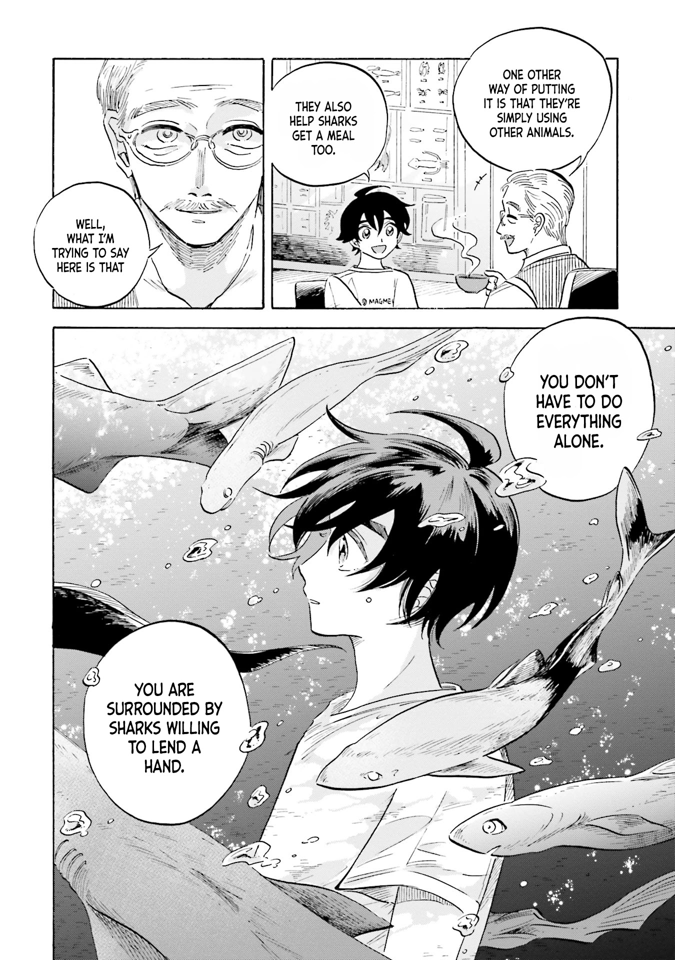 Deep Sea Aquarium Magmell Chapter 13 page 18 - Chapter 13: Helmet Jellyfish, Part 1