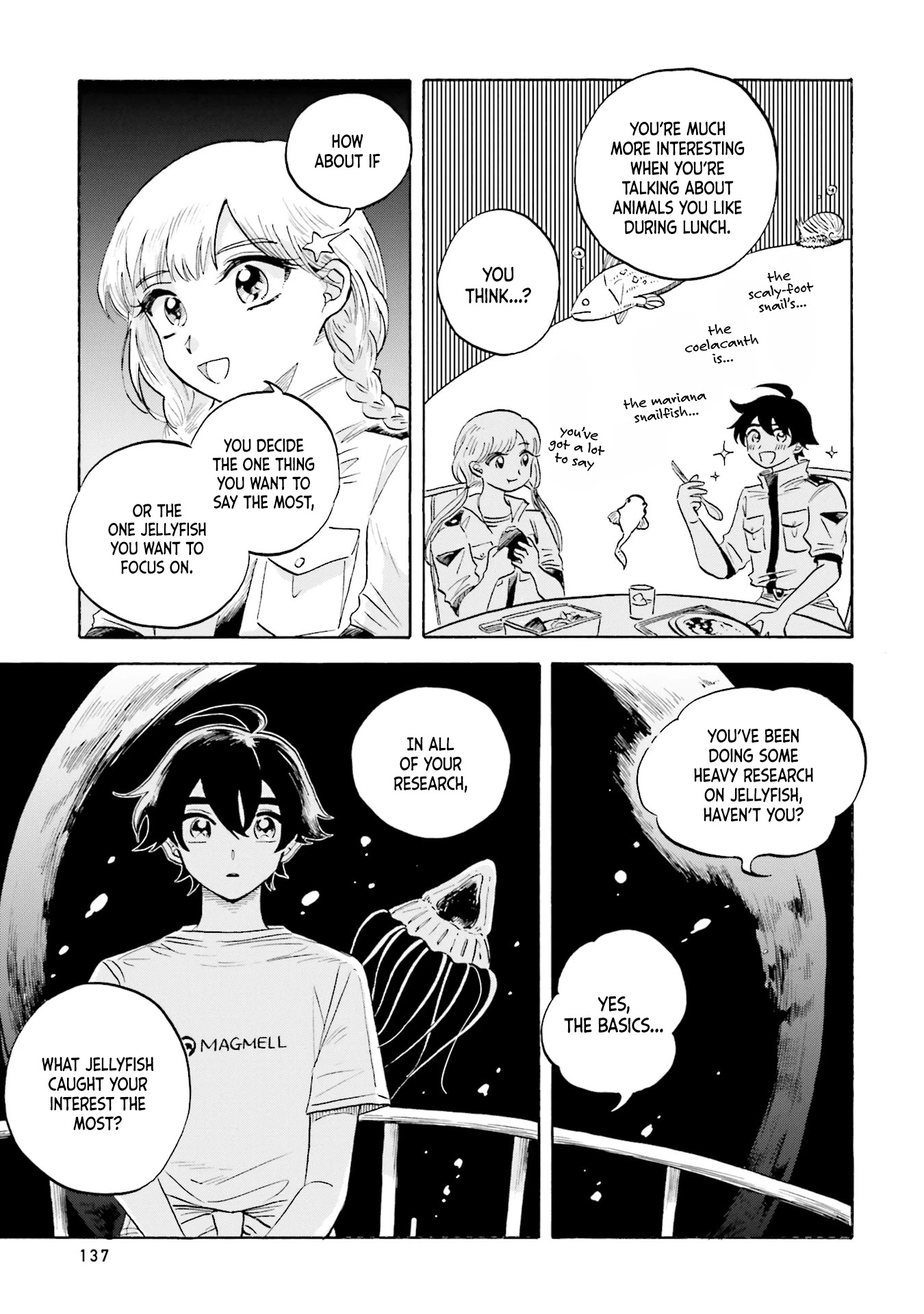Deep Sea Aquarium Magmell Chapter 13 page 21 - Chapter 13: Helmet Jellyfish, Part 1