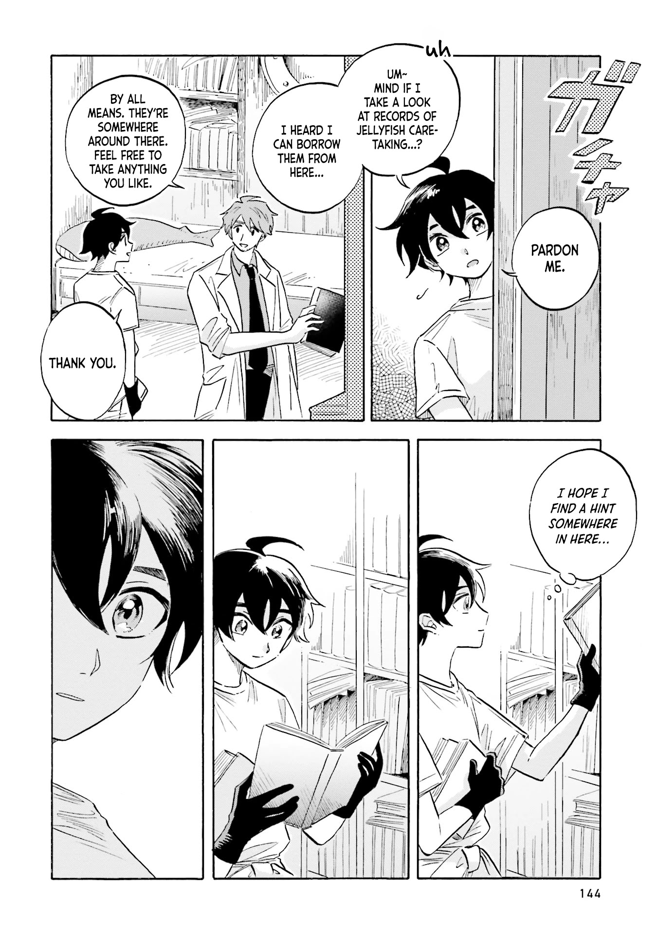 Deep Sea Aquarium Magmell Chapter 13 page 28 - Chapter 13: Helmet Jellyfish, Part 1