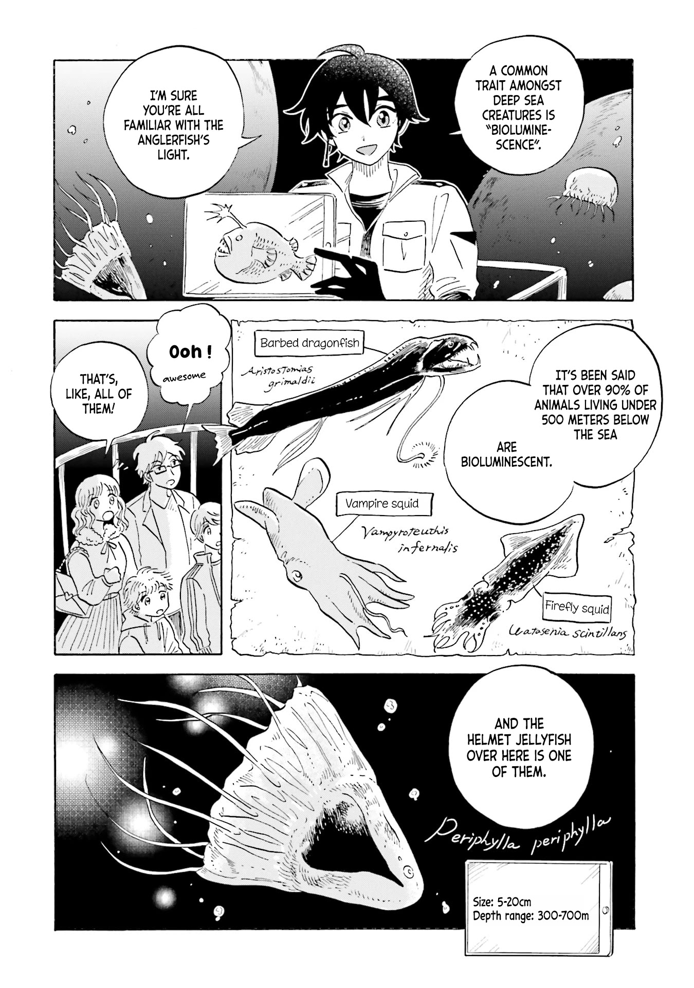 Deep Sea Aquarium Magmell Chapter 14 page 20 - Chapter 14: Helmet Jellyfish, Part 2