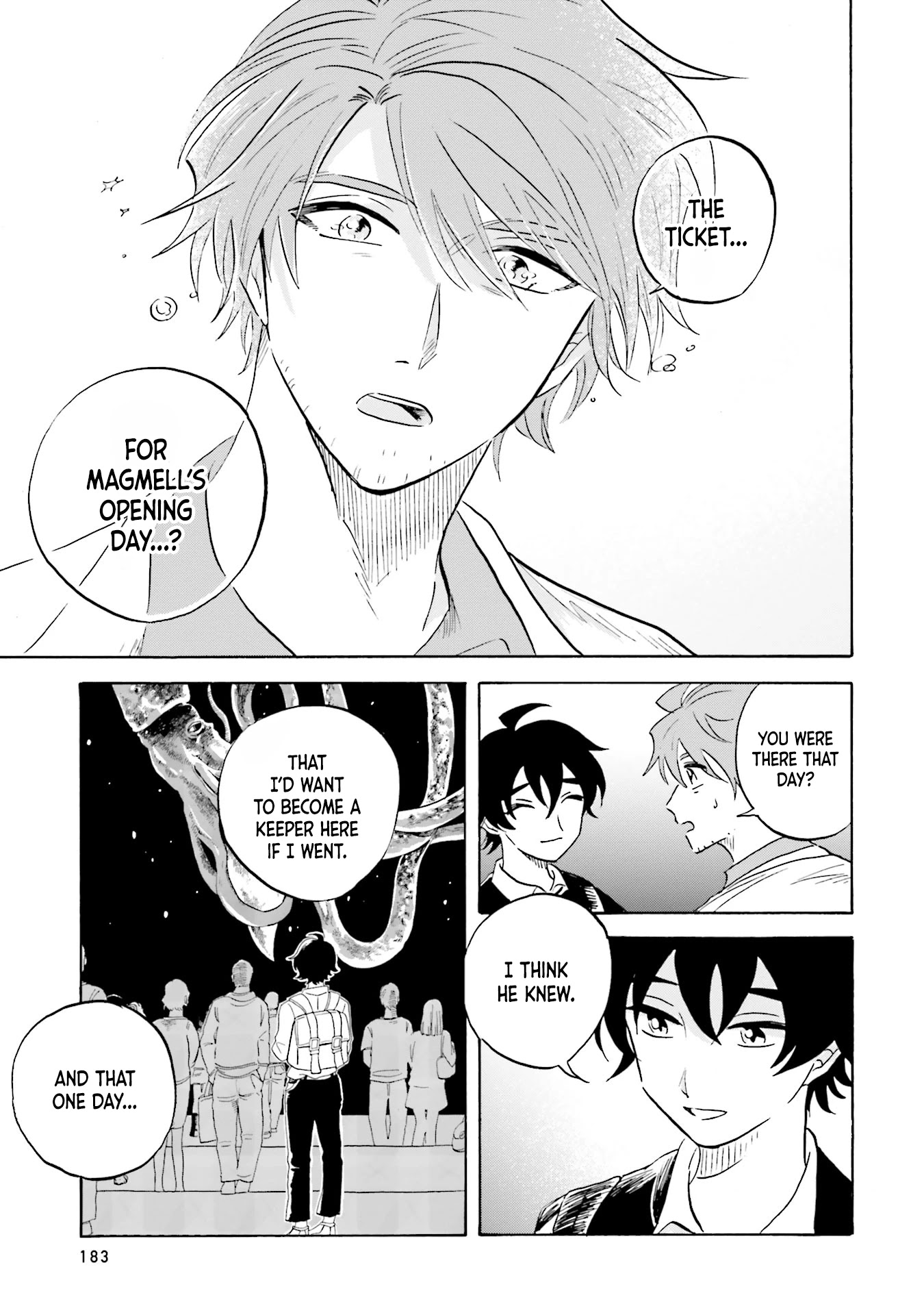 Deep Sea Aquarium Magmell Chapter 14 page 36 - Chapter 14: Helmet Jellyfish, Part 2