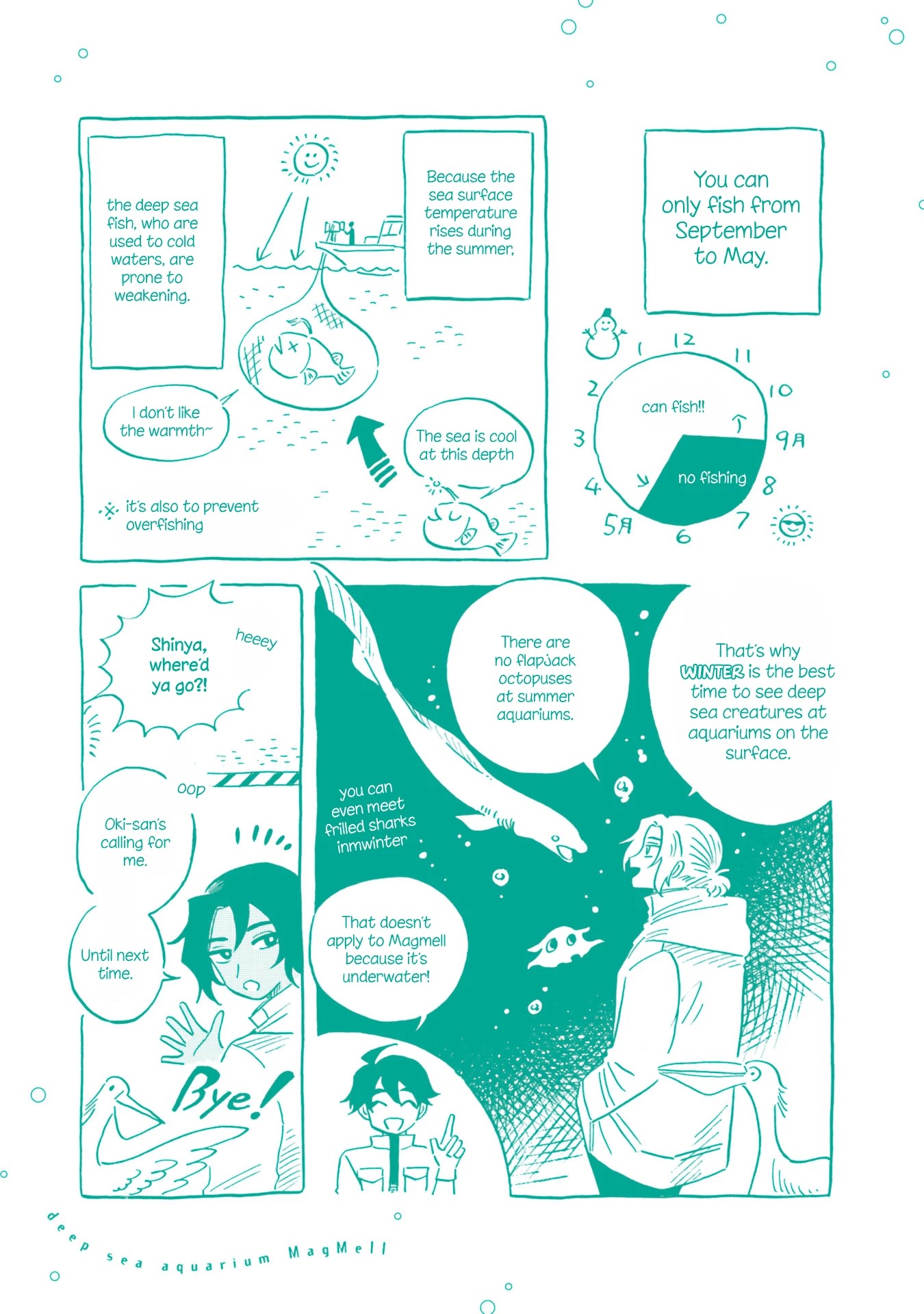 Deep Sea Aquarium Magmell Chapter 14 page 47 - Chapter 14: Helmet Jellyfish, Part 2