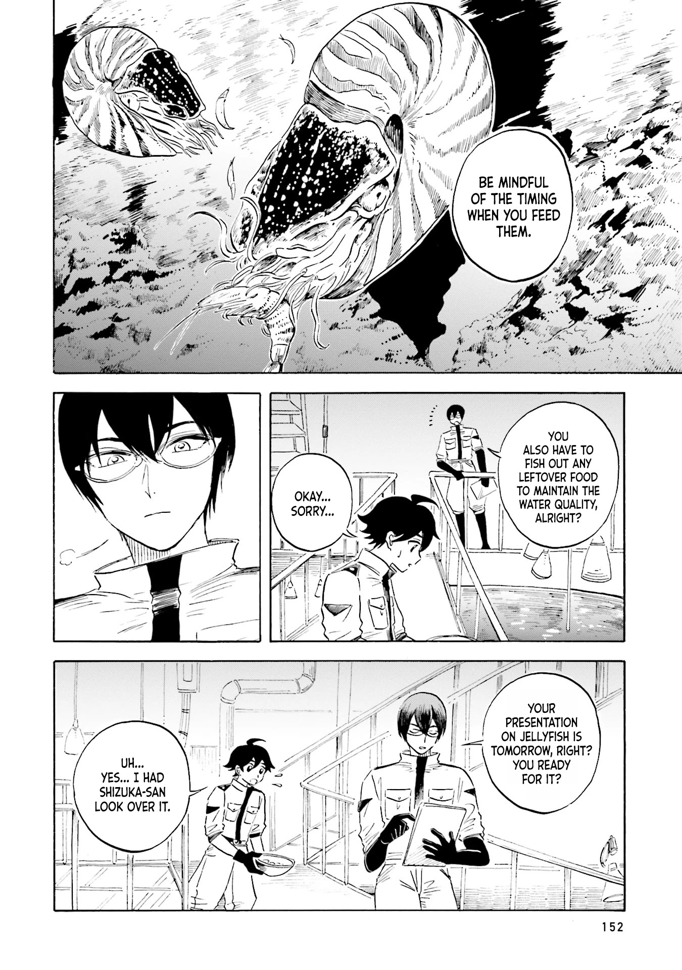 Deep Sea Aquarium Magmell Chapter 14 page 6 - Chapter 14: Helmet Jellyfish, Part 2