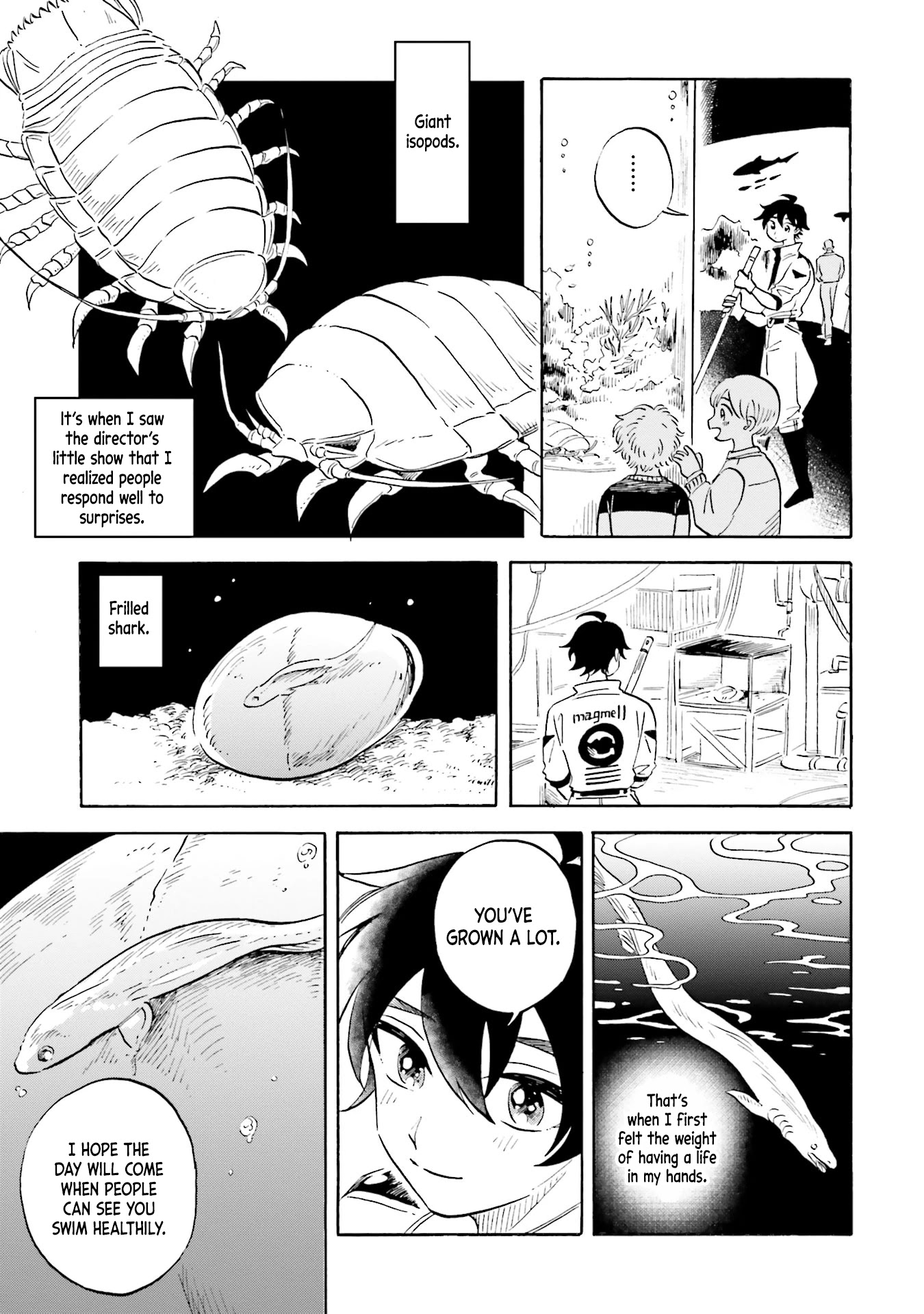 Deep Sea Aquarium Magmell Chapter 14 page 9 - Chapter 14: Helmet Jellyfish, Part 2