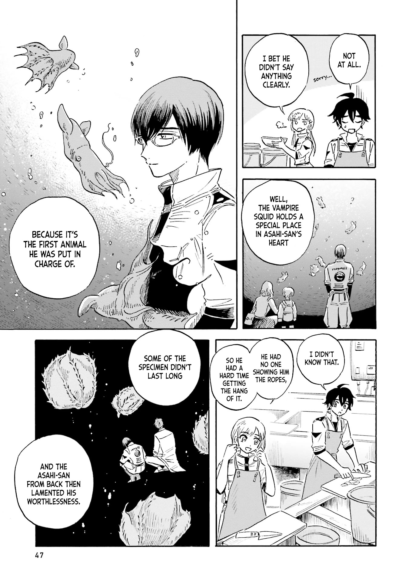 Deep Sea Aquarium Magmell Chapter 16 page 14 - Chapter 16: Vampire Squid