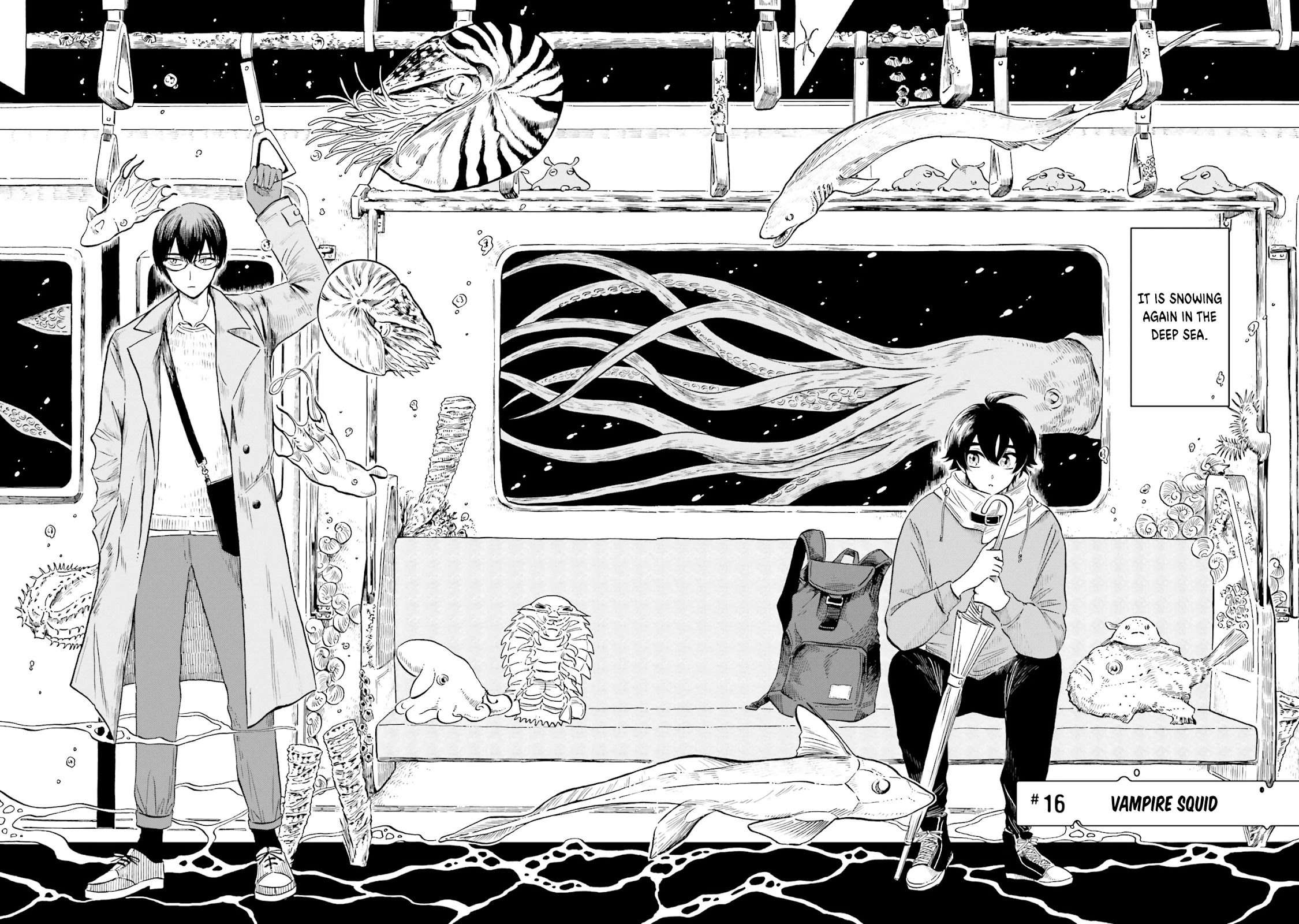 Deep Sea Aquarium Magmell Chapter 16 page 2 - Chapter 16: Vampire Squid