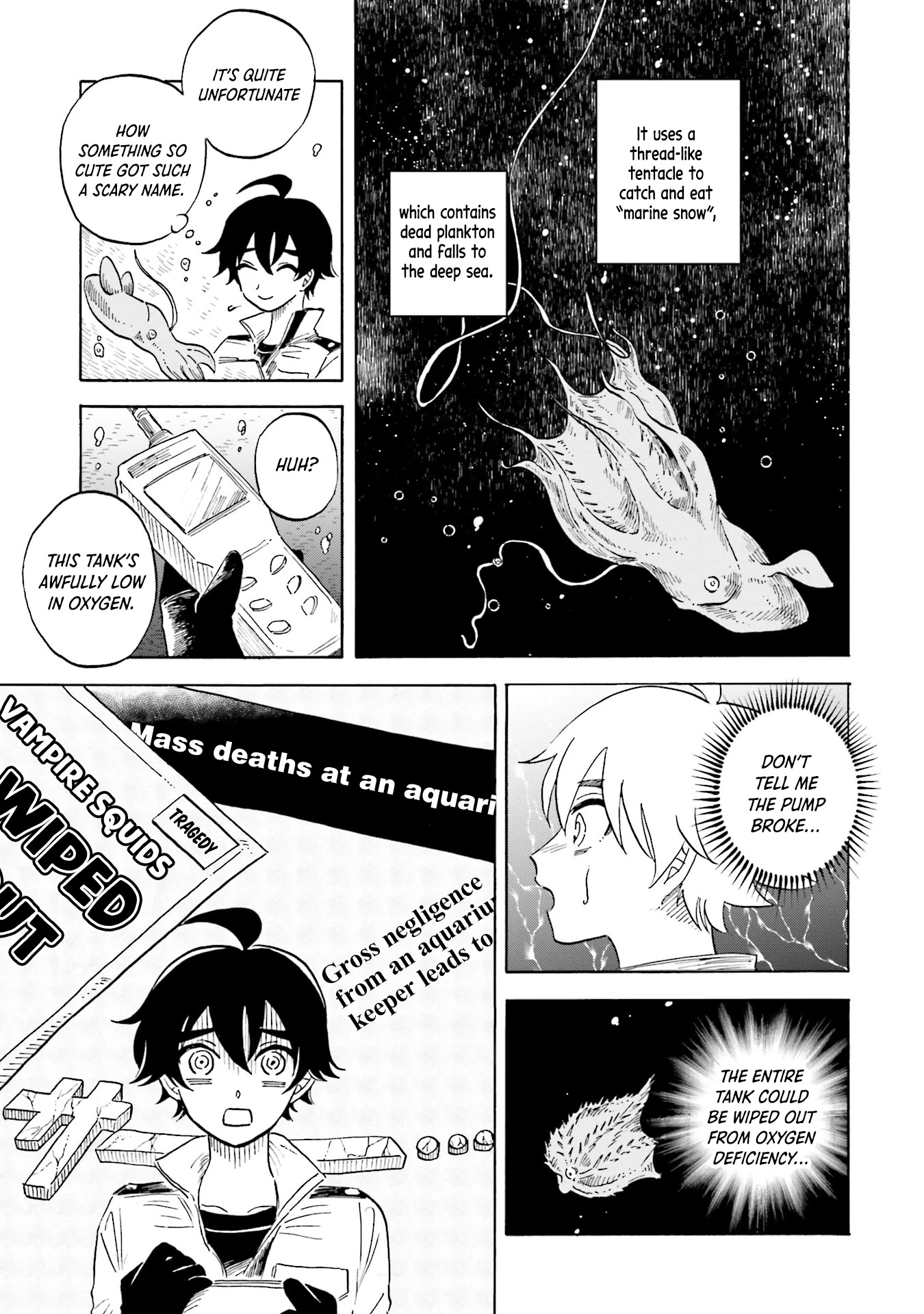 Deep Sea Aquarium Magmell Chapter 16 page 8 - Chapter 16: Vampire Squid