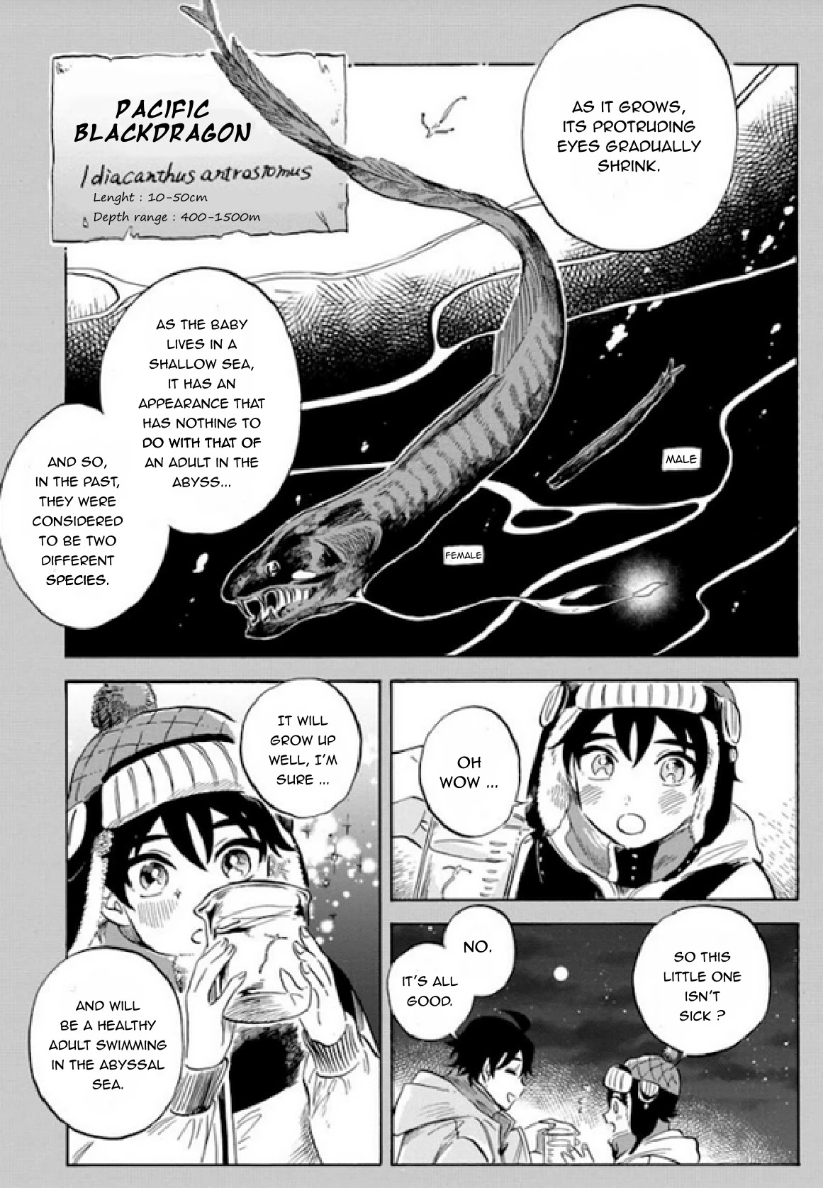 Deep Sea Aquarium Magmell Chapter 18 page 8 - Chapter 18: Pacific Blackdragon